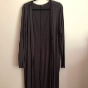 Cut Loose Patchwork Dark Grey Duster